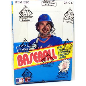 1989 Fleer Baseball Rack Box (BBCE Wrapped)