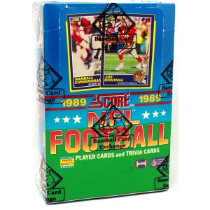 1989 Score Football Hobby Box (BBCE Wrapped) 