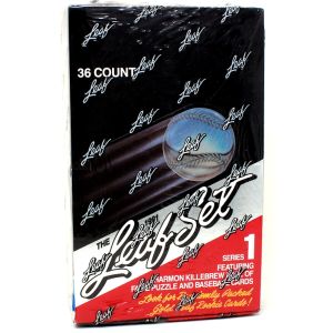 1991 Leaf Series 1 Baseball Box