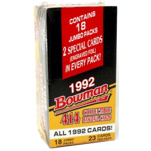1992 Bowman Baseball Jumbo Box
