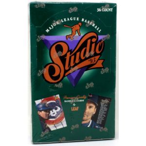 1993 Leaf Studio Baseball Box