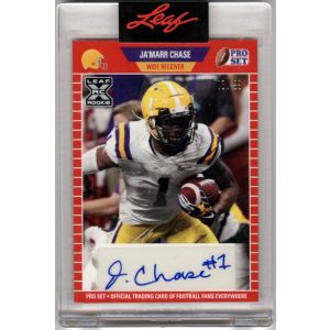 2021 Pro Set Ja'Marr Chase Autograph Card /99
