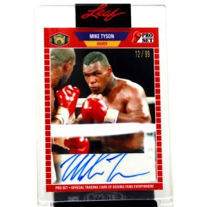 2021 Pro Set Mike Tyson Autograph Card /99