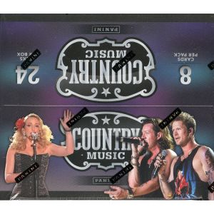 Panini Country Music Retail Trading Cards Box