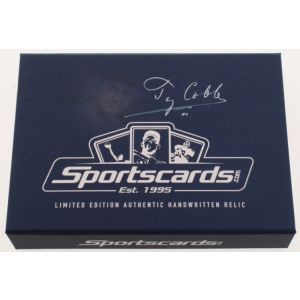 Ty Cobb Authentic Handwritten Relic Box